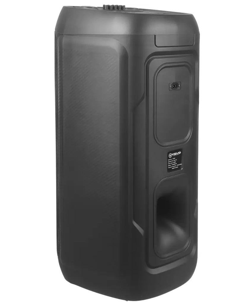 V-2855 Portable Bluetooth Speaker, Double 8-Inch Wireless Party Speaker with Powerful Bass, Rechargeable Karaoke Speaker
