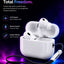 K-25 Pro2 Wireless Bluetooth Earbuds – Bluetooth 5.0, Intelligent Noise Reduction, Siri Support, Type-C Charging Case, U