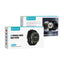 SW-16 Smart Watch with 3D HD Display, Bluetooth Calling, 3 Interchangeable Watch Bands, Heart Rate & Sleep Monitor, Mult