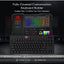 Redragon K621 Horus TKL Wireless RGB Mechanical Keyboard, 5.0 BT/2.4 Ghz/Wired Three Modes 80% Ultra Thin Low Profile Bl