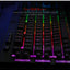 K512-RGB-1 104 Keys Replacement Keycaps Set with Multimedia Keys for Mechanical Keyboard, Premium Black PBT Keycaps for 