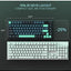 كيبورد جيمنج ميكانيكال Redragon K724GBG PRO صورة 12
