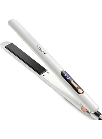 SK-1928 Professional Ceramic Hair Straightener Flat Iron SK-1928, PTC Fast Heat Technology, Smooth Frizz-Free Hair Styli