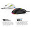 Fantech Mouse VX6 White Gaming Optical Sensor , Up to 60 IPS / 20G Acceleration