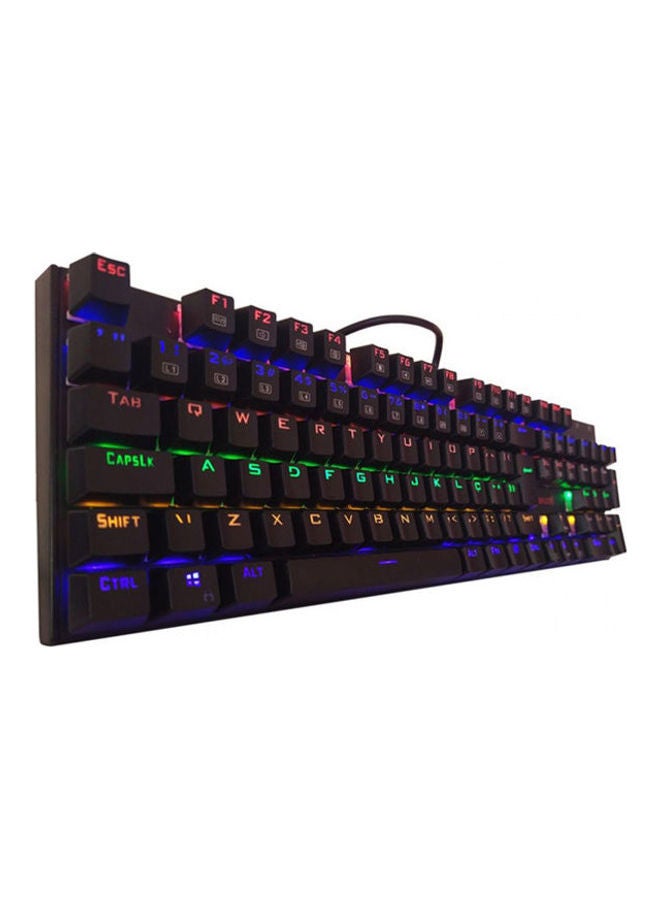 كيبورد جيمنج Redragon K565R-1 RUDRA ميكانيكال بمفاتيح زرقاء أسود