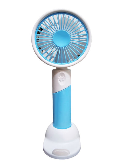 Portable Mini Fan USB Rechargeable Cute 2.5W Small Electric Fan For School ( Blue )