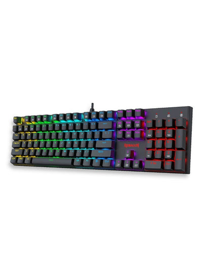 كيبورد جيمنج Redragon K565E RUDRA Elite ميكانيكال مفاتيح حمراء أسود