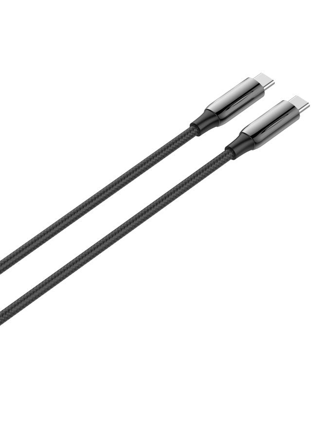 LC921C 240W Ultra High Power Type-C to Type-C Fast Charging & Data Cable, PD3.1 Support, 5A Output, 1 Meter Length, Rein