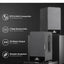 GS813 Wireless Desktop Speakers, 2.0 Channel Bookshelf Speaker with Powerful 20W Output, BT 5.0/3.5mm AUX Connection, En