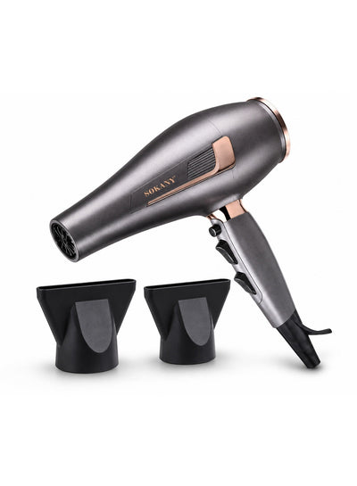 SK-14045 Professional Ionic Hair Dryer 3000W, Overheat Protection & 2 Styling Attachments, Fast Drying, 2 Speeds & 2 Hea