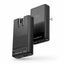 شاحن حائط ESSAGER JT-CG65AC1U1 GaN قوة 65W منفذين PD رفيع أسود