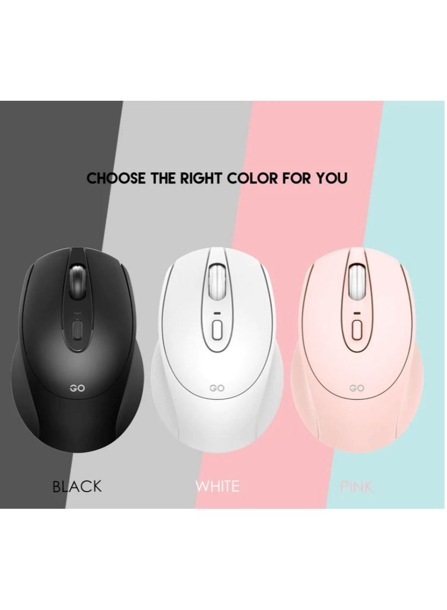 FANTECH W191 Wireless White Mouse with Silent Click , 1600dpi