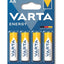 VARTA Energy Alkaline Battery AA , 4 pec , 1.5V , 4106 , STILO , LR6 , MN1500 For daily use