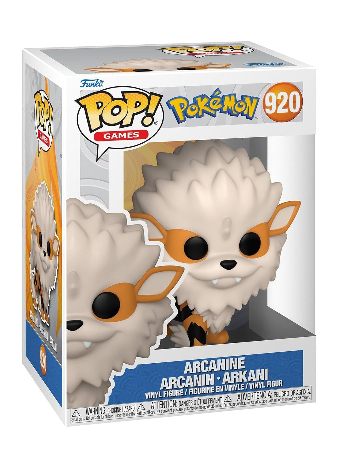 Action Figures Pop! Games: Pokemon - Arcanine , One Size