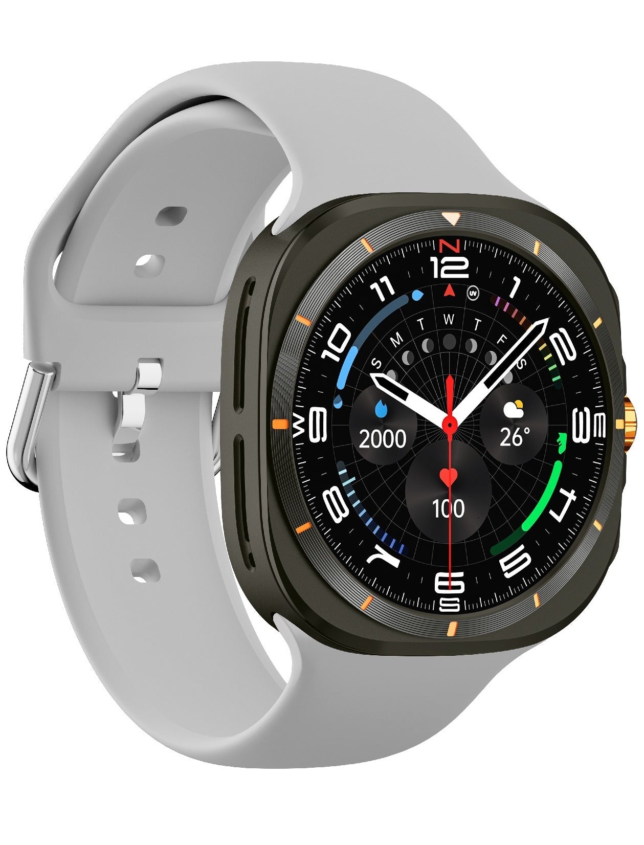 SW-16 Smart Watch with 3D HD Display, Bluetooth Calling, 3 Interchangeable Watch Bands, Heart Rate & Sleep Monitor, Mult