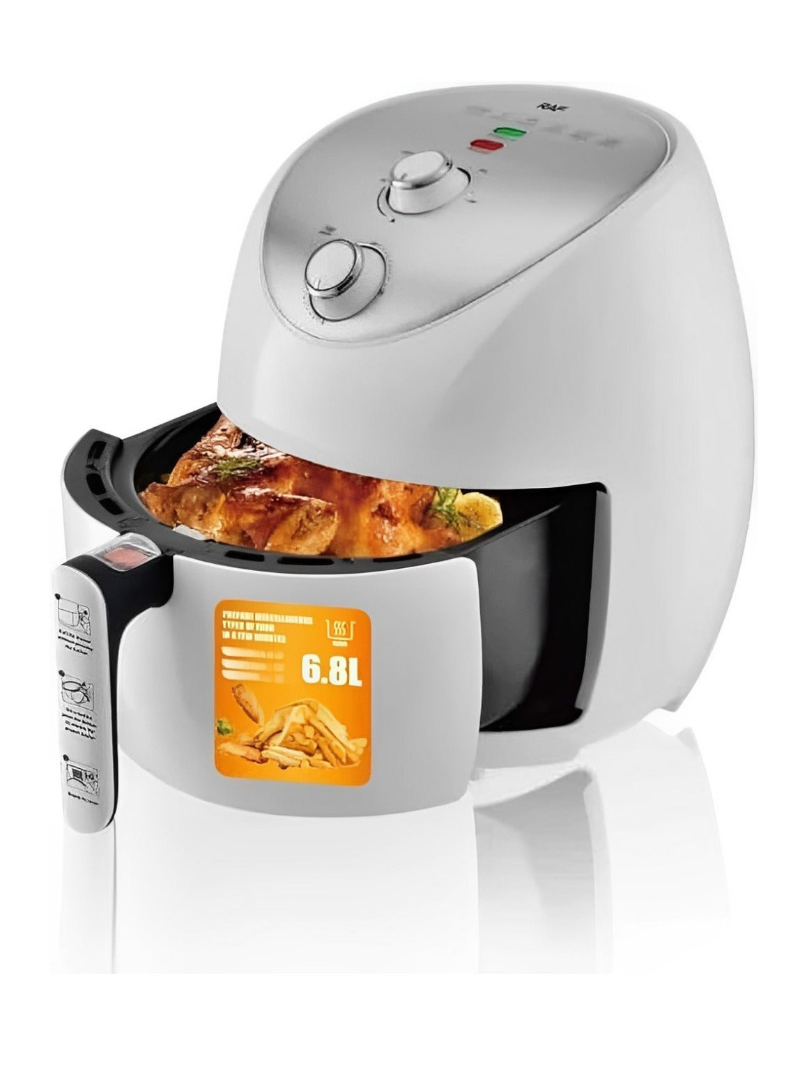 RAF Air Fryer without oil, 1500 watts, 6.8 liters, R.5285