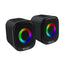 Kisonli Wired RGB Multimedia Speaker for PC and Laptop – 3W / 2.0 Channel X3