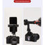 Mobile Phone Holder BH-05 with 2 Cold Shoe Ports , Lightweight and Durable ABS Design , Secure Mount for 55-90mm Width M