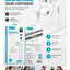 G36 Wired In-Ear Earphones – Clear Stereo Sound Quality, Built-in Microphone for Hands-Free Calls, 1.2m Flat Tangle-Resi