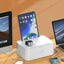 SN5310 2500W Power Strip with Cable Management Box, Desktop Extension Socket, Built-In Power Outlet Organizer, Compact S