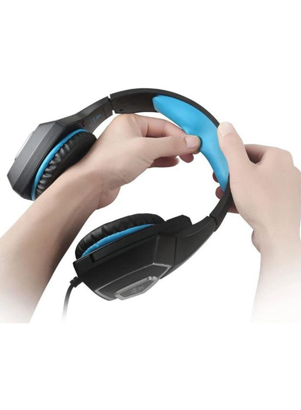 Pro Gaming Headest V-1 With Colourful Backlight , Flexible Mic , Support Mobiles , Tablets , Laptops , PS4 , Xbox One