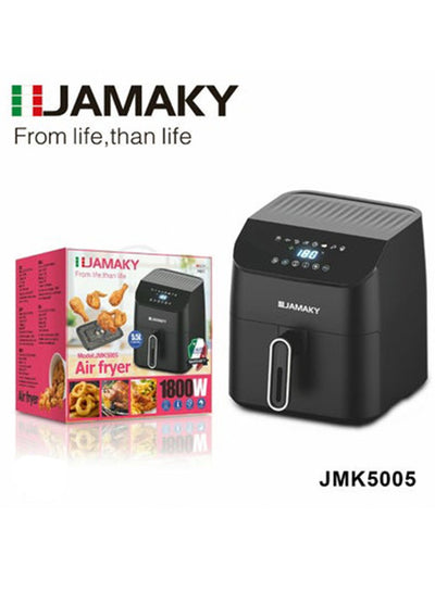 JAMAKY Italy Digital air fryer, 1800 watts, 5.5 liters, from Jamaki JMK5005, Italian