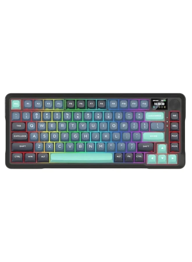 كيبورد جيمنج Redragon K724GBG PRO ميكانيكال بشاشة LCD