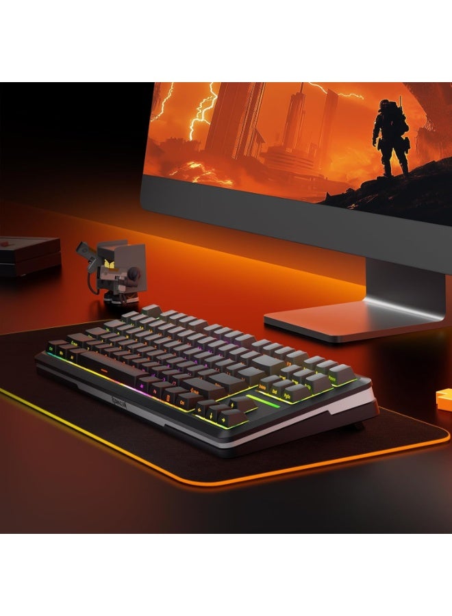كيبورد Redragon K734SP على سطح مكتب الجيمنج