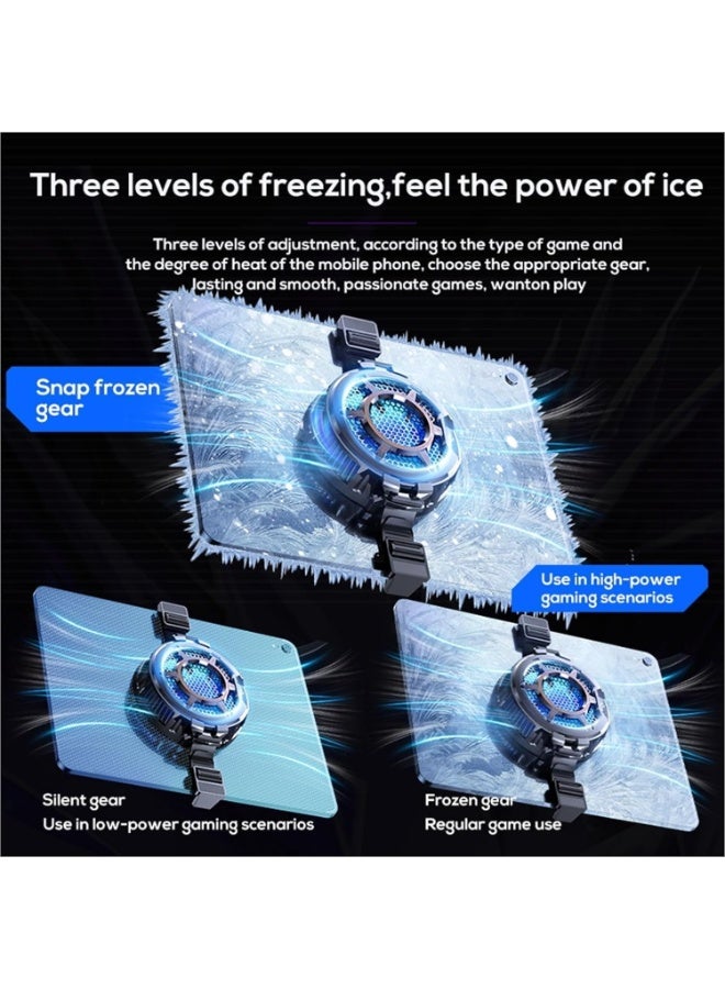 CX05 30W Magnetic Tablet Cooler for iPad & Tablets, High Performance Semiconductor Cooling Fan with 3 Cooling Modes, Rea
