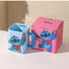 Stitch Ceramic Mug 450ml, Cute Cartoon Square Coffee Mug, Large Capacity Ceramic Tea Cup with Vibrant Character Design, 