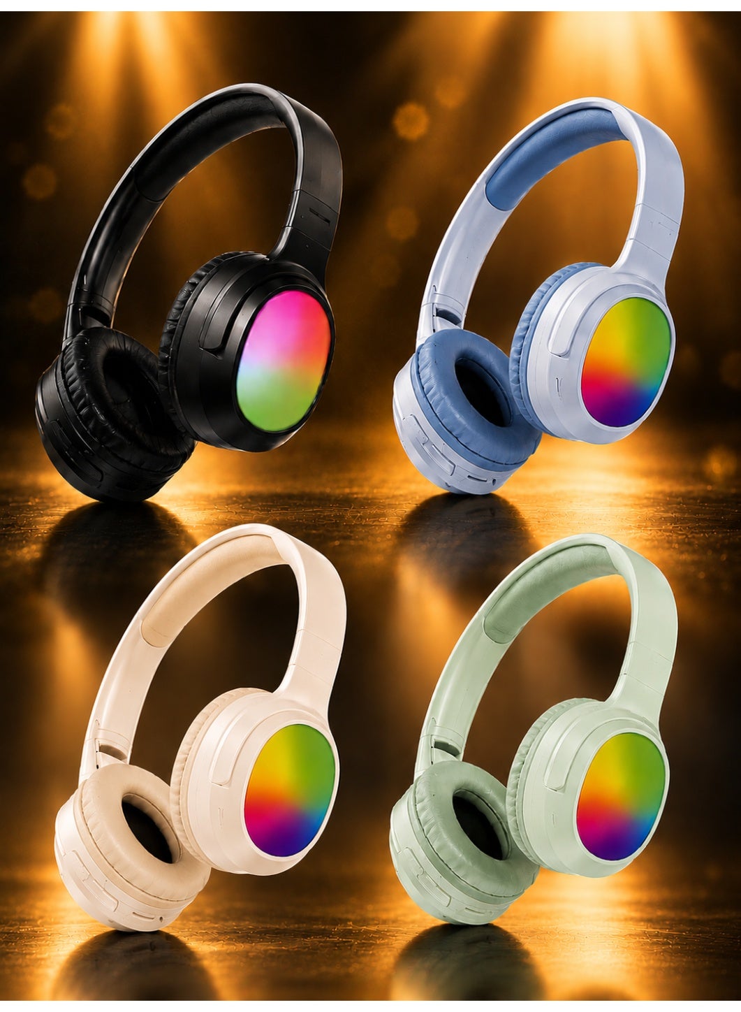ZB-560 Enjoy an immersive listening experience with the  Headphones, featuring Hi-Fi stereo sound and  Pure Bass for ric