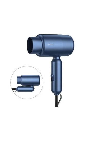 SK-14029 Mini Hair Dryer 1200W with Fast Heating, Foldable & Portable Design, Ionic Technology, Multiple Speed Settings,