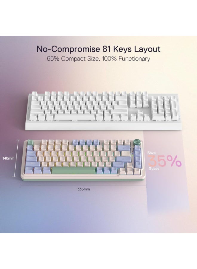 كيبورد جيمنج Redragon K673CPG UCAL PRO ميكانيكال 75% متعدد الألوان