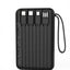 XS-420 Fast Charging Power Bank 10000mAh – Portable Battery Pack with Built-in Charging Cable, LED Display, Smart Fast C