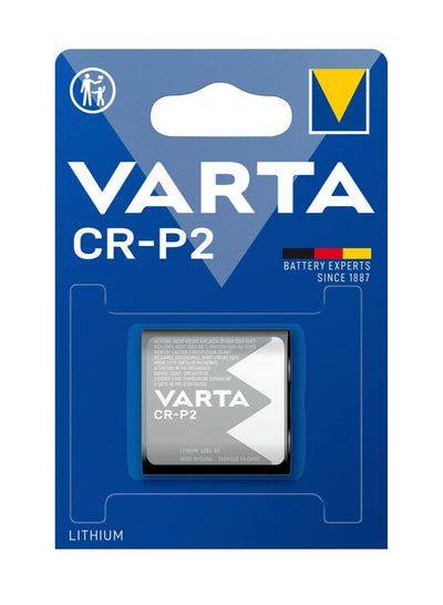 VARTA Batteries Electronics CR-P2 Professional Lithium battery 1pes , 6V , Battery in original blister pack of 1