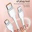 LS841 USB-A to Lightning Fast Charging Cable 1M, 25W High Speed iPhone Charger Cable, USB to Lightning Data Sync Cord, D