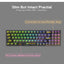 كيبورد جيمنج Redragon K628 PRO CTB ميكانيكال شفاف أسود