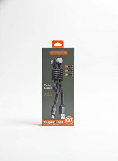 CL-144 USB to Micro Super Fast Charging & Data Cable , 60W  for Smartphones, Tablets, Power Banks, High Speed Data Trans