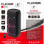 Professional Battery Powered Speaker System, 8" Deep Bass X-Bass Sound, 7.4V/5400mAh Lithium Battery, Bluetooth, SD Card