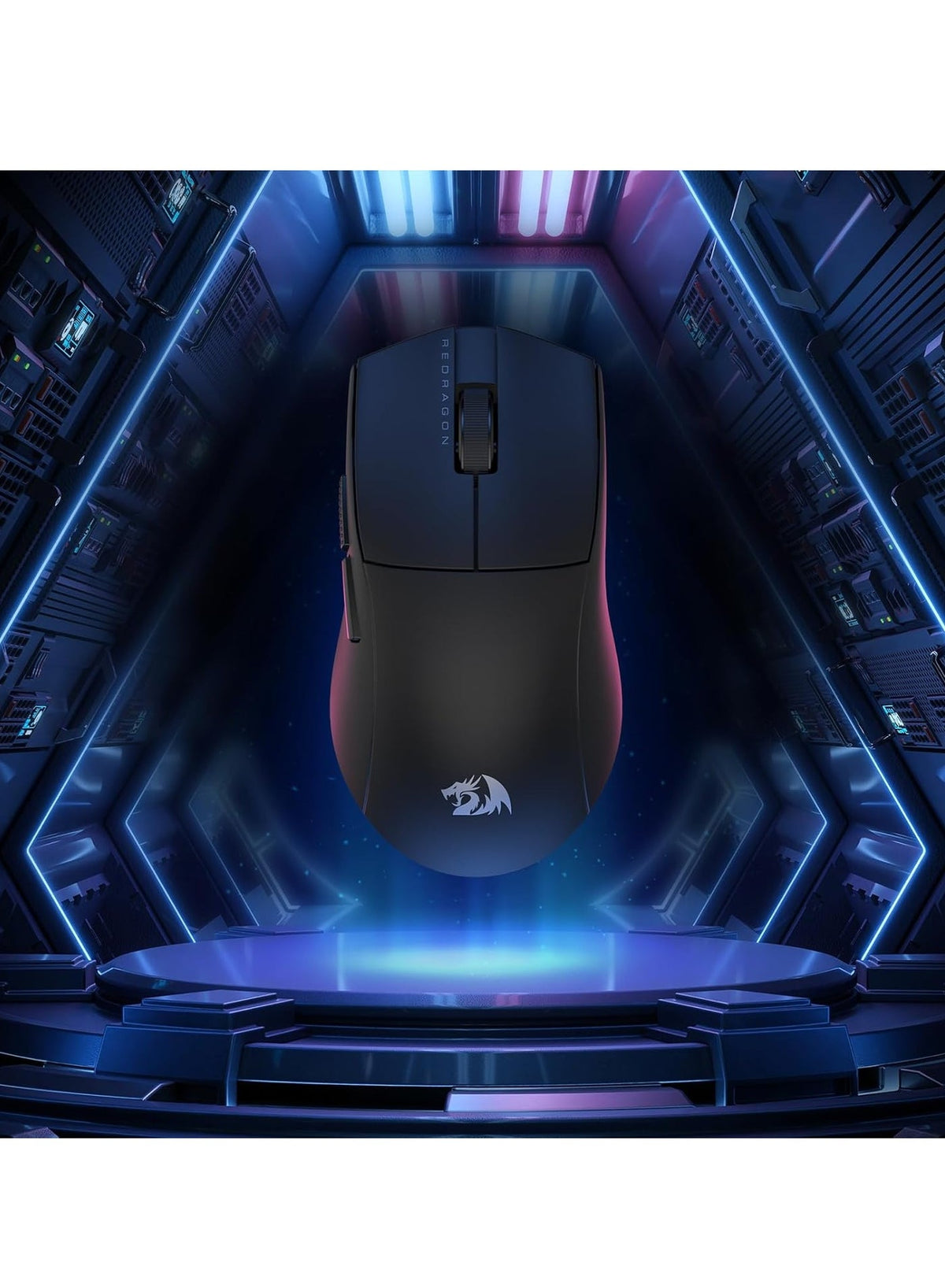 K1NG M724 Wired Gaming Mouse, 42G Ultra-Light 12,400 Max DPI Optical Gaming Mouse with 5 Programmable Buttons, Ergonomic