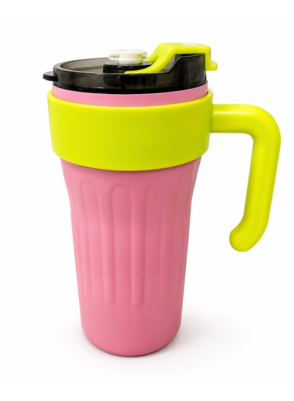 Insulated Tumbler Mug with Handle, Straw & Leak-Proof Lid – 800ML Large Capacity Stainless Steel Cup Vacuum Insulated Co