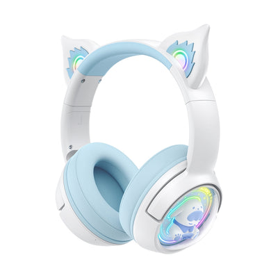 onikuma KUKU Rabbit Wireless Gaming Headset RGB Rabbit Ears