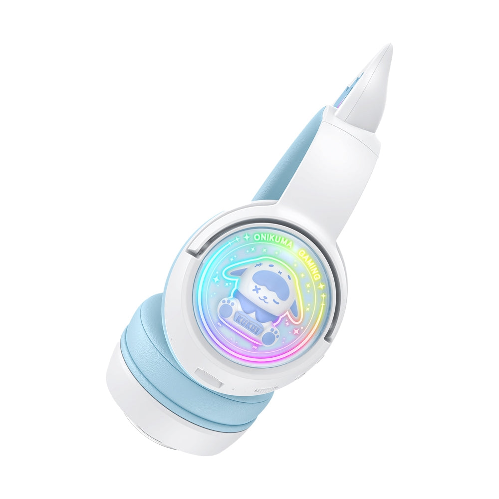 onikuma KUKU Rabbit Wireless Gaming Headset RGB Rabbit Ears