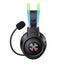 onikuma GT889 Tri-Mode RGB Gaming Headset 2.4GHz Bluetooth 5.4 Wired Black