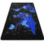 BLUE WORLD MAP Gaming Mouse Pad – 70×30 CM