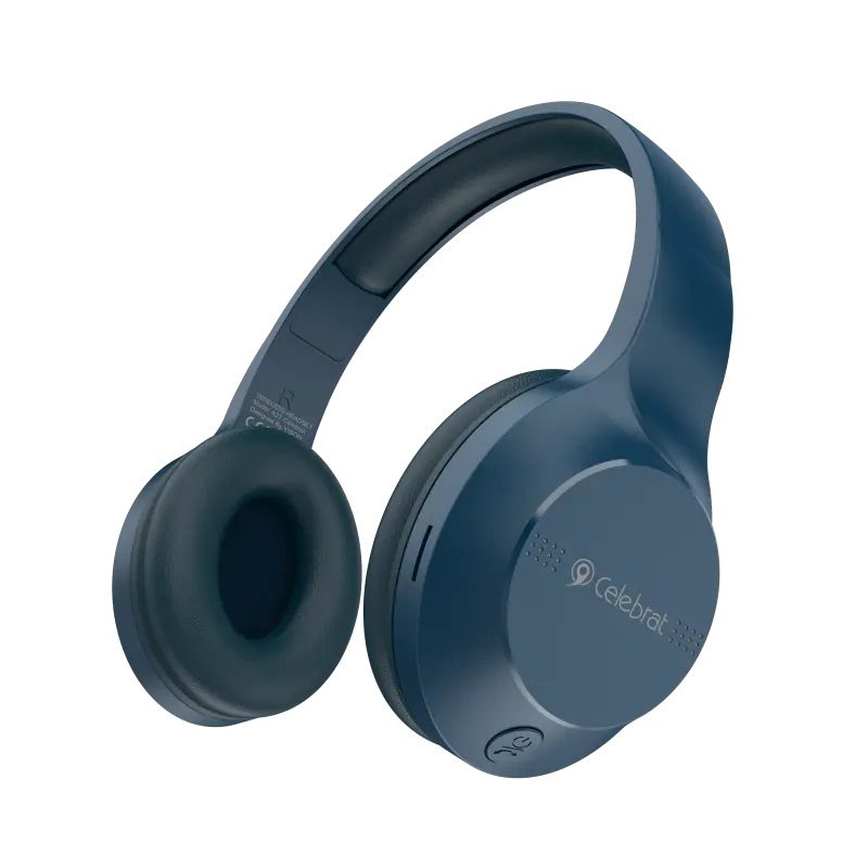 Celebrat A27 Bluetooth Headphone With Mic – Music & Call 6-8H | Blue