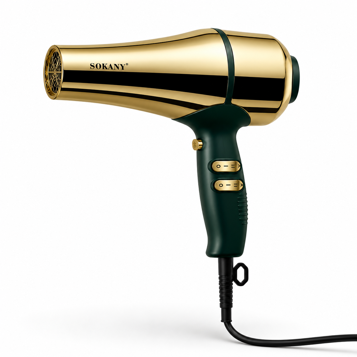 سشوار شعر Sokany احترافي نسخة ذهبية 3600W موديل SK14033 ذهبي