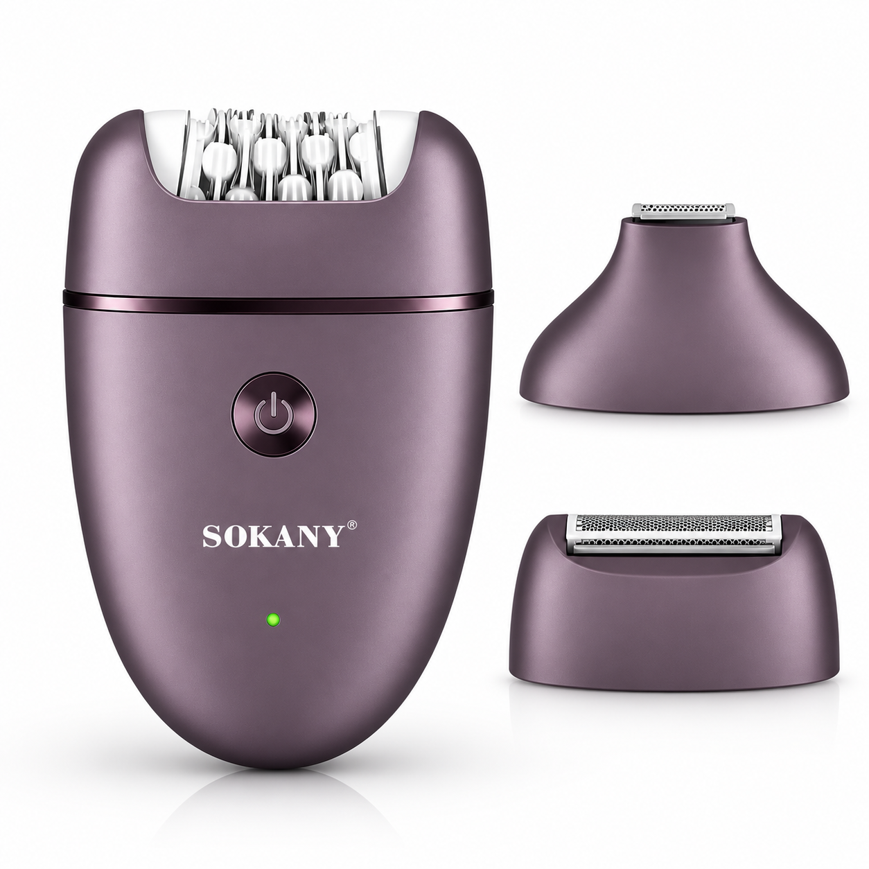 ماكينة إزالة شعر Sokany للسيدات 3 في 1 موديل SK-17020 بنفسجي