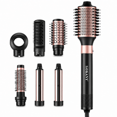 Sokany SK-15018 7-in-1 Hot Air Styling Set 1500W Multicolour