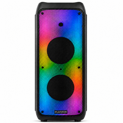 سبيكر احترافي Platinum AH-10800 مزدوج 10 إنش قوة 60W RMS بطارية 5400mAh أسود